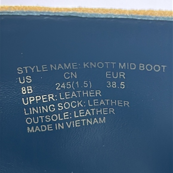 2120- kate spade Women's Tan Ankle Boots Size 8 B NWT - Picture 11 of 12